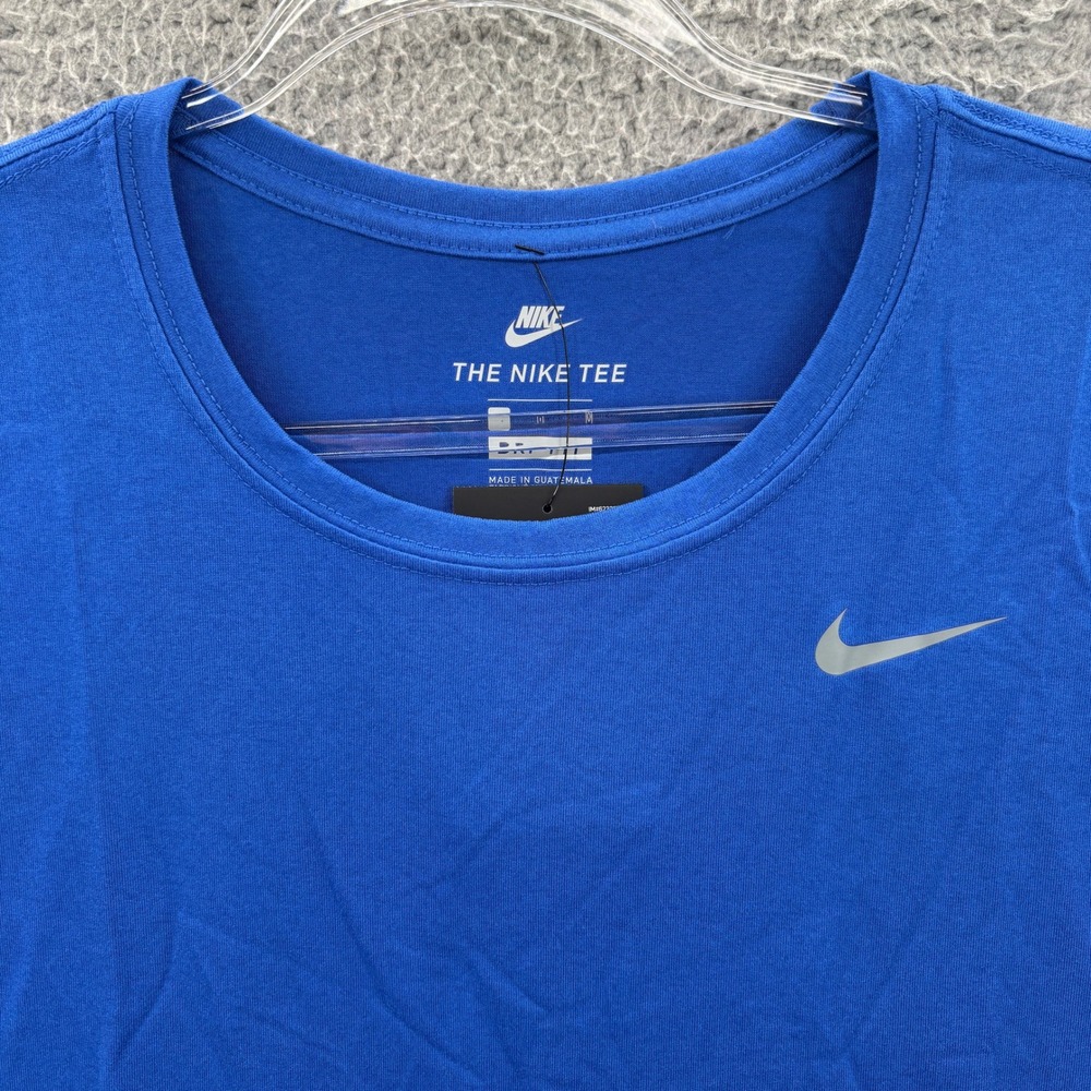 Nike‎ Training T-Shirt Womens Medium Royal Blue Dri-Fit Activewear CU7599-480